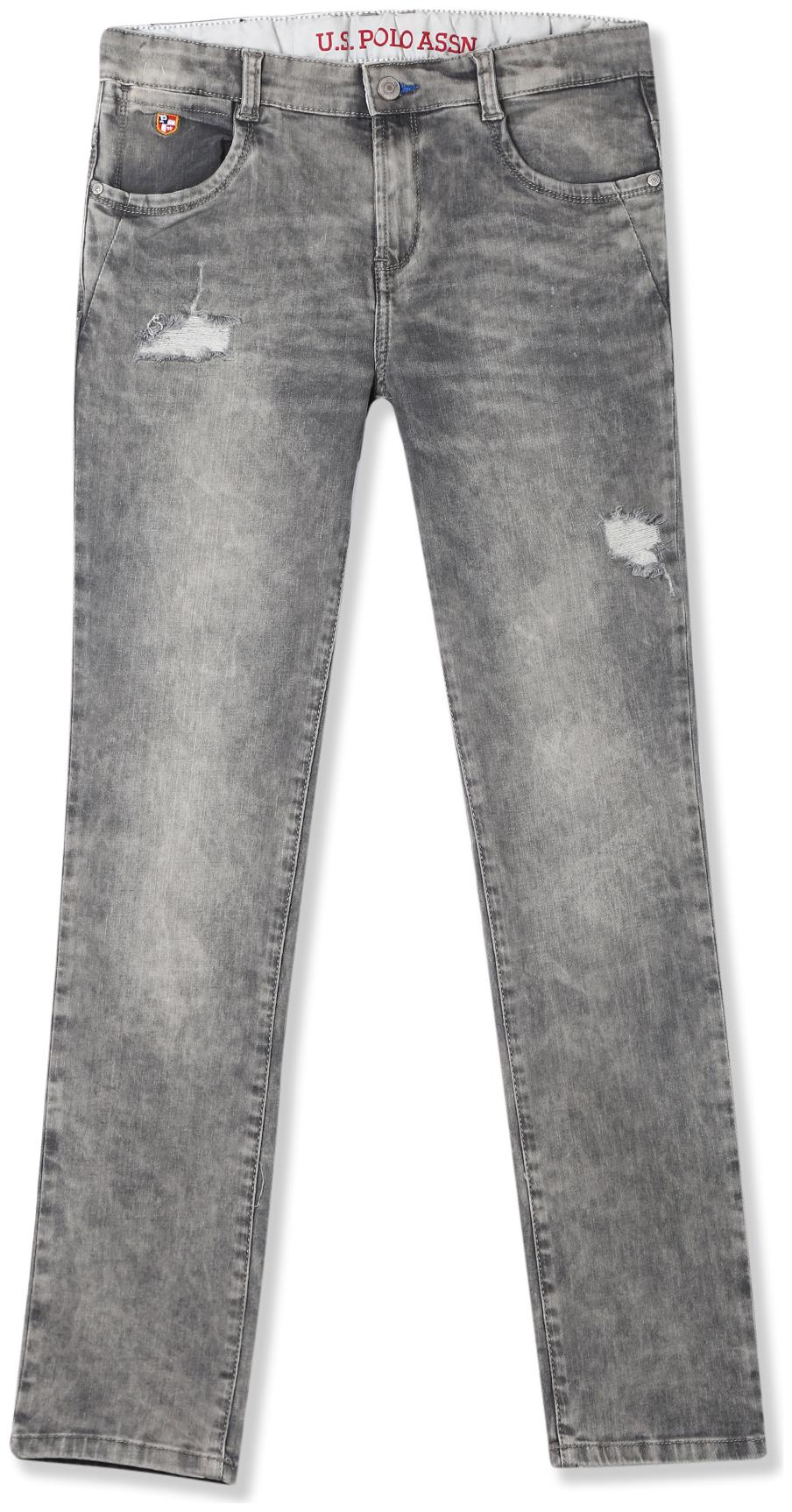 

U S Polo Assn Boy s Slim fit Jeans - Grey