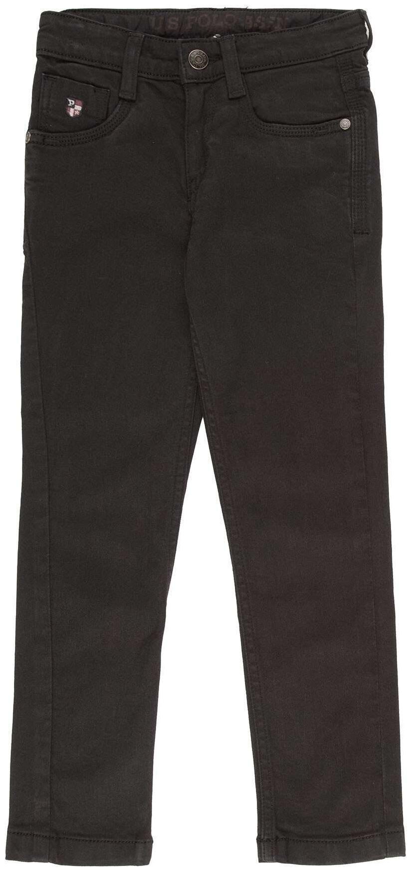

U S Polo Assn Black Cotton Boys Dark Wash Slim Fit Jeans