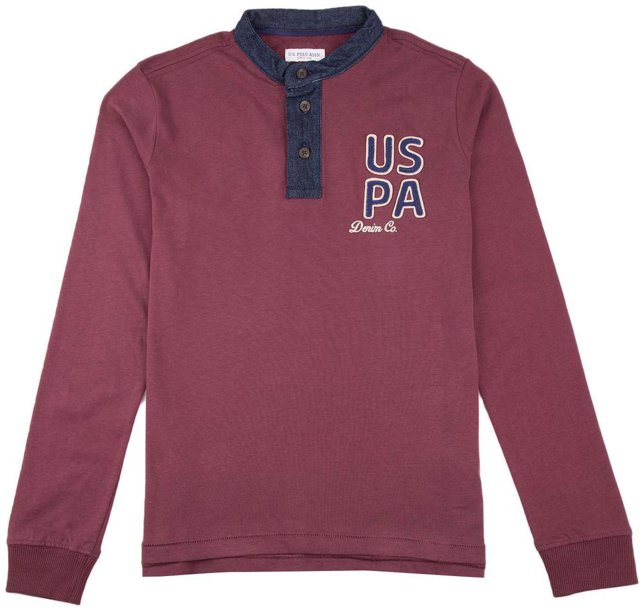 

U S Polo Assn Boy Cotton Printed T-shirt - Red