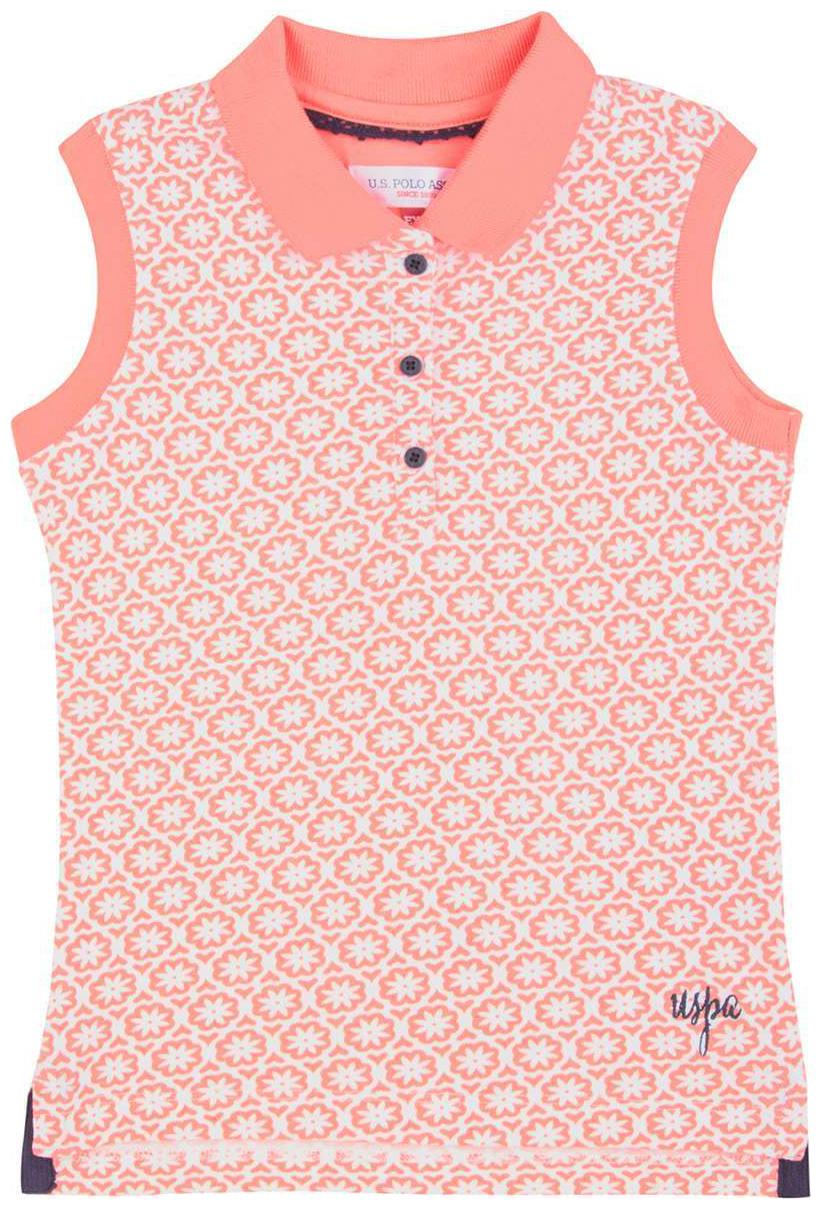 

U S Polo Assn Girl Cotton Printed Shirt - Pink