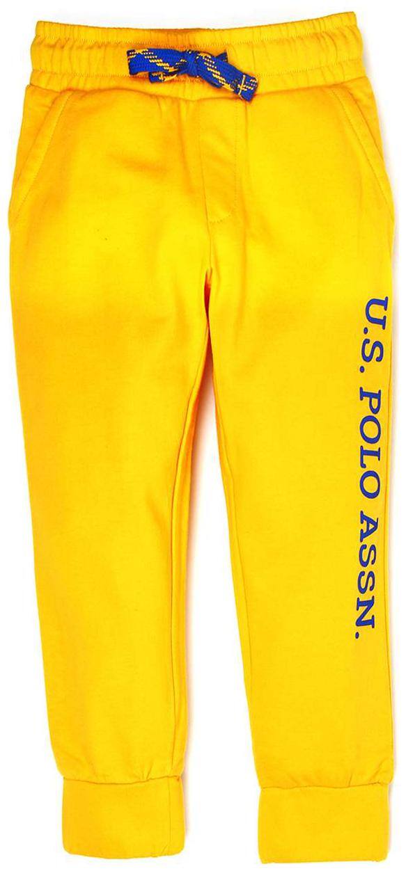U.S. Polo Assn. Boy Cotton Track pants - Yellow