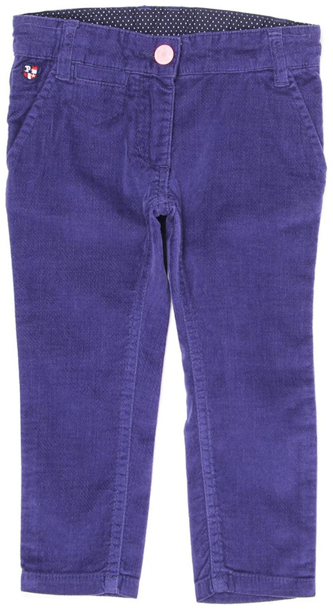 

U S Polo Assn Baby girl Cotton Solid Trousers - Blue
