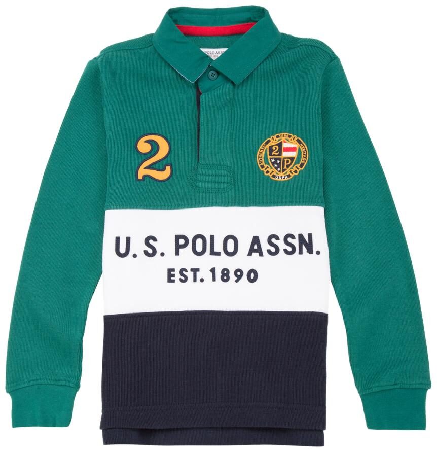 

U S Polo Assn Boy Cotton Printed T-shirt - Green