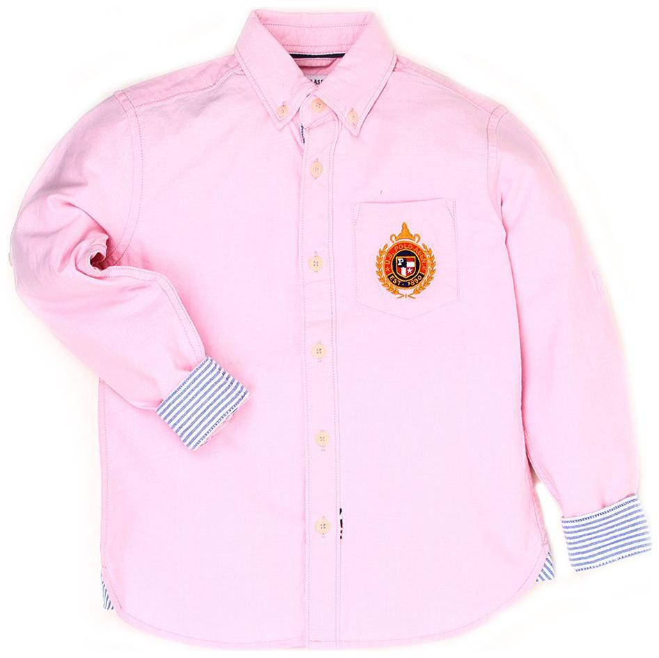 

U S Polo Assn Cotton Solid Shirt for Baby Boy - Pink