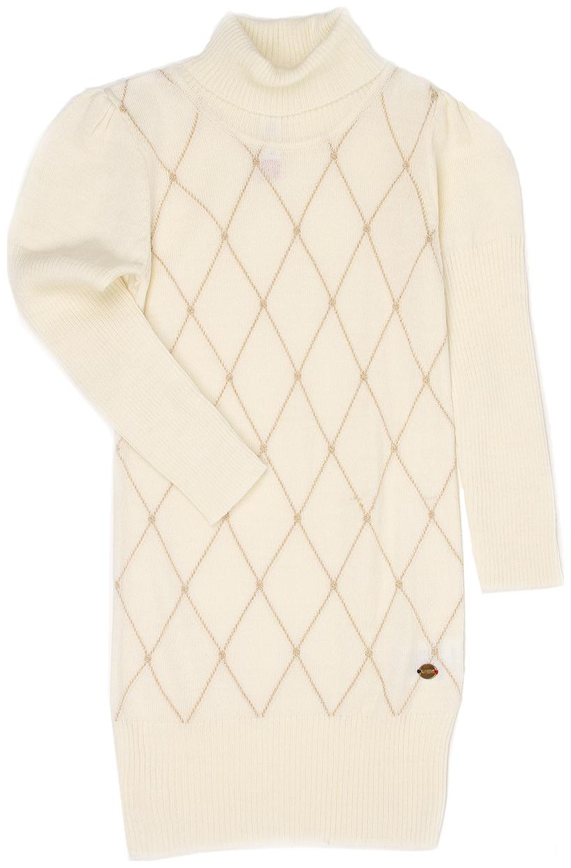 

U S Polo Assn Girls Ivory Checked Frocks And Dresses