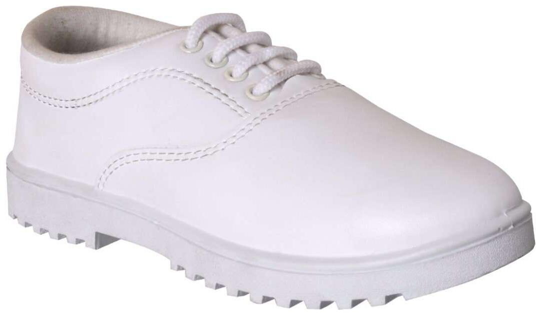 

Unistar White Boys School Shoes