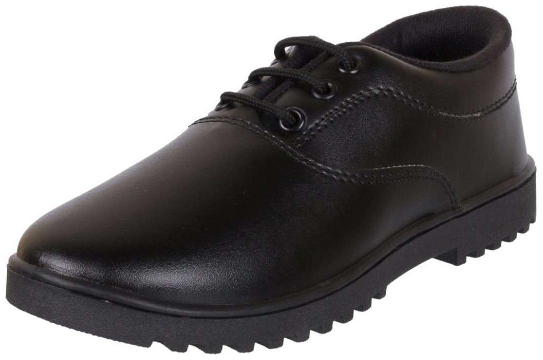

Unistar Black Boys School Shoes