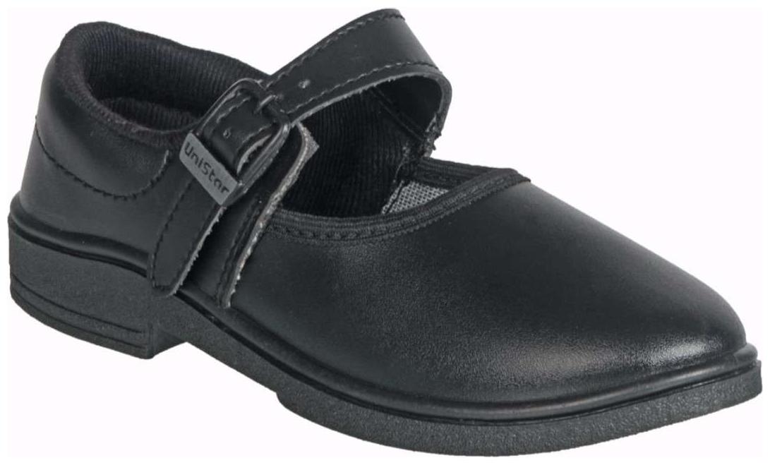 

Unistar Black Girls School shoes
