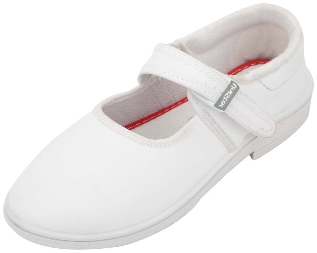 

Unistar White Girls School shoes