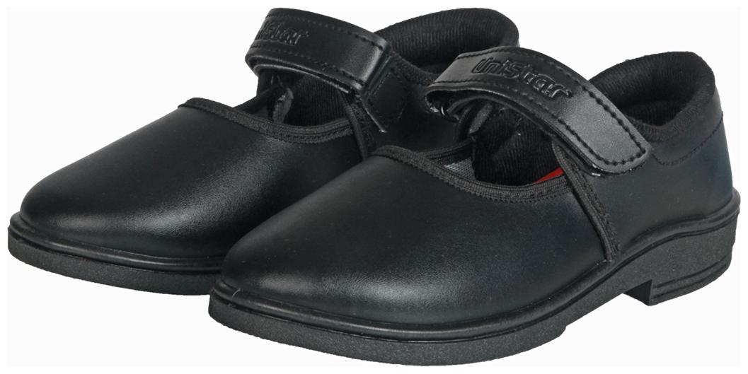

Unistar Black Girls School shoes
