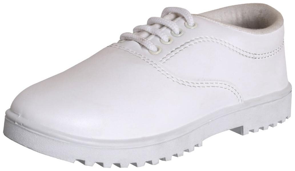 

Unistar White Boys School Shoes