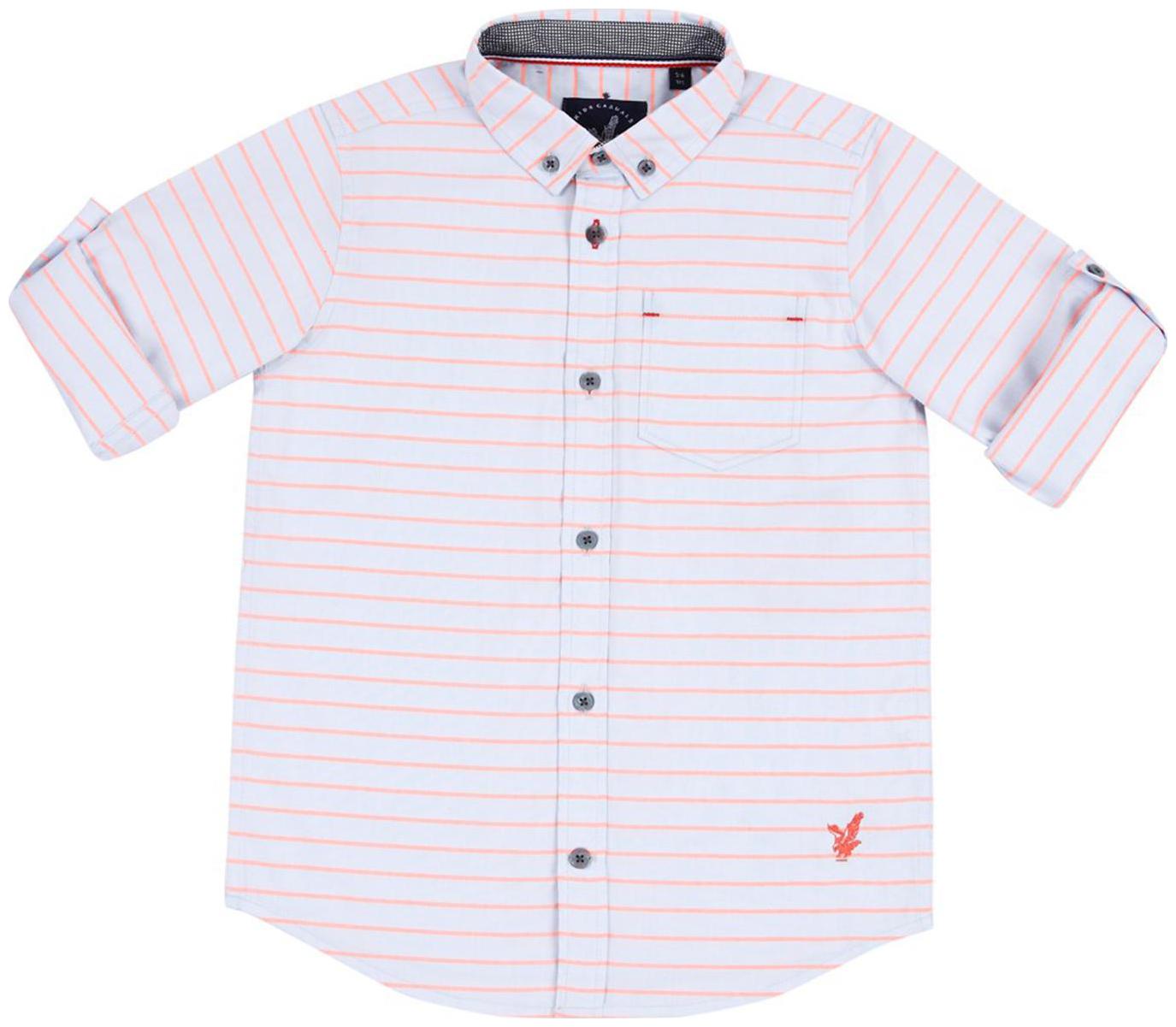 

URBAN SCOTTISH Boy Cotton Striped Shirt Orange