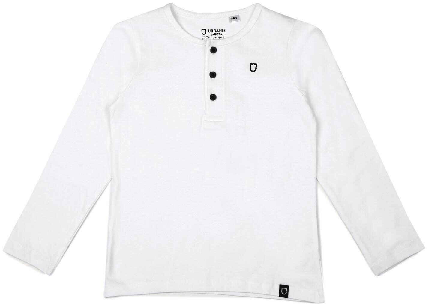 

Urbano juniors Boy Cotton Solid T-shirt - White
