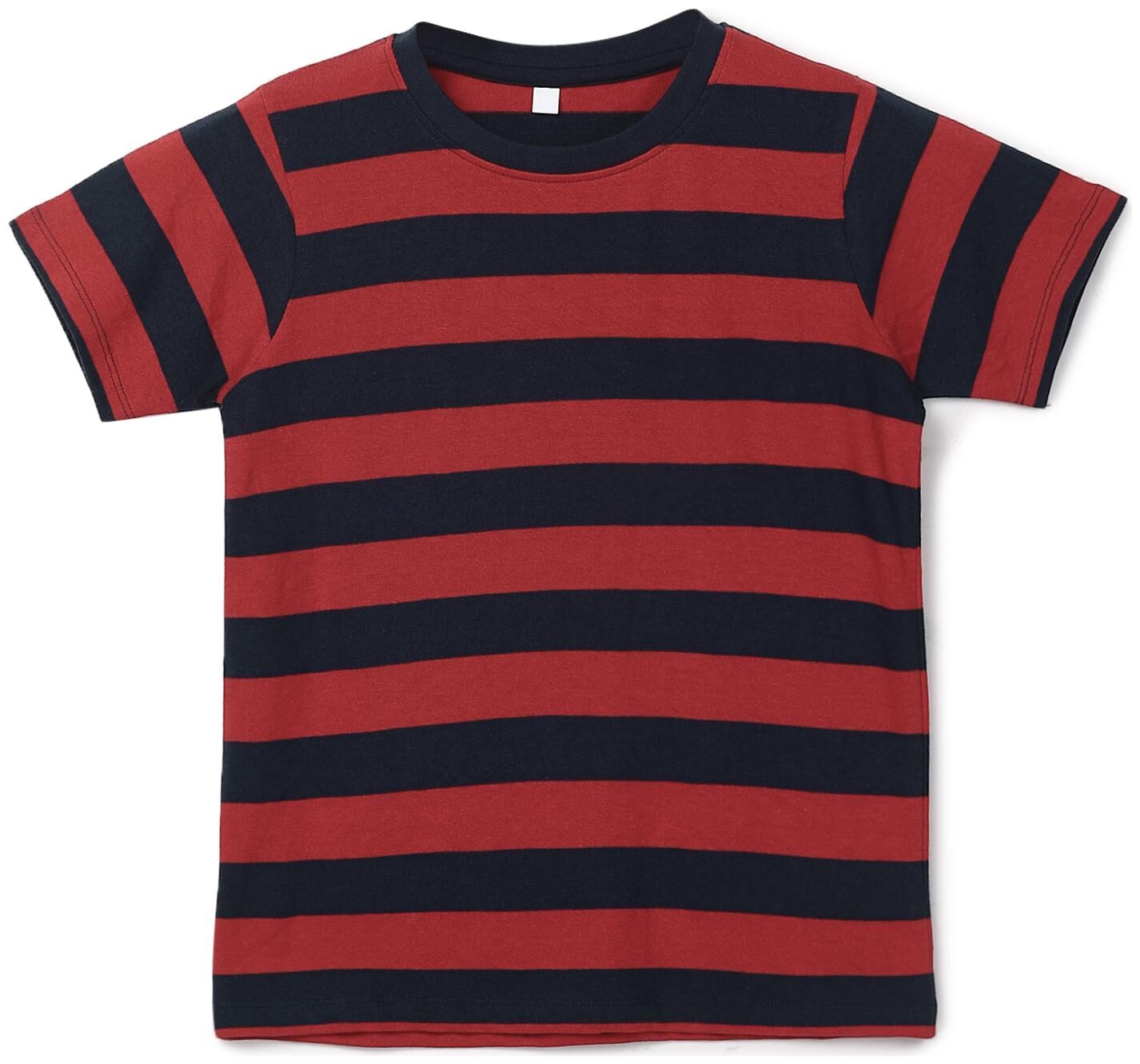 

Urbano juniors Boy Cotton Striped T-shirt - Red