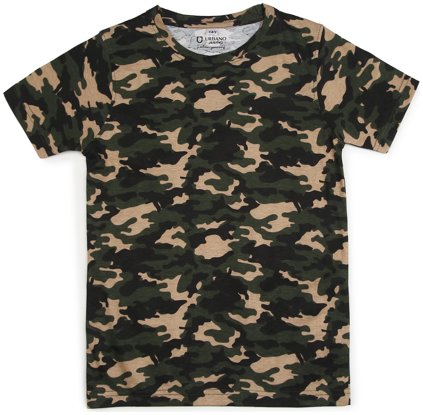 

Urbano juniors Boy Cotton Printed T-shirt - Green