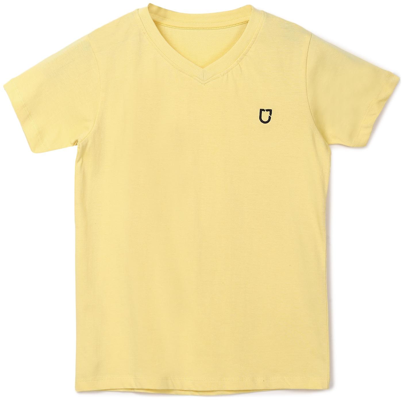 

Urbano juniors Boy Cotton Solid T-shirt - Yellow