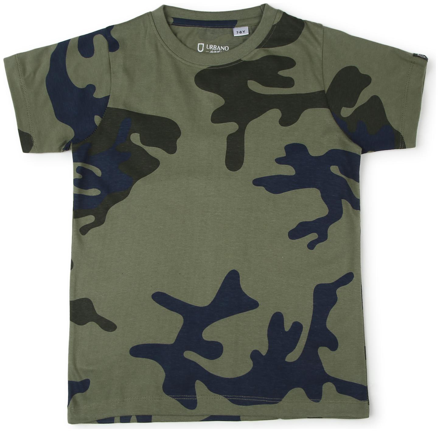 

Urbano juniors Boy Cotton Printed T-shirt - Green