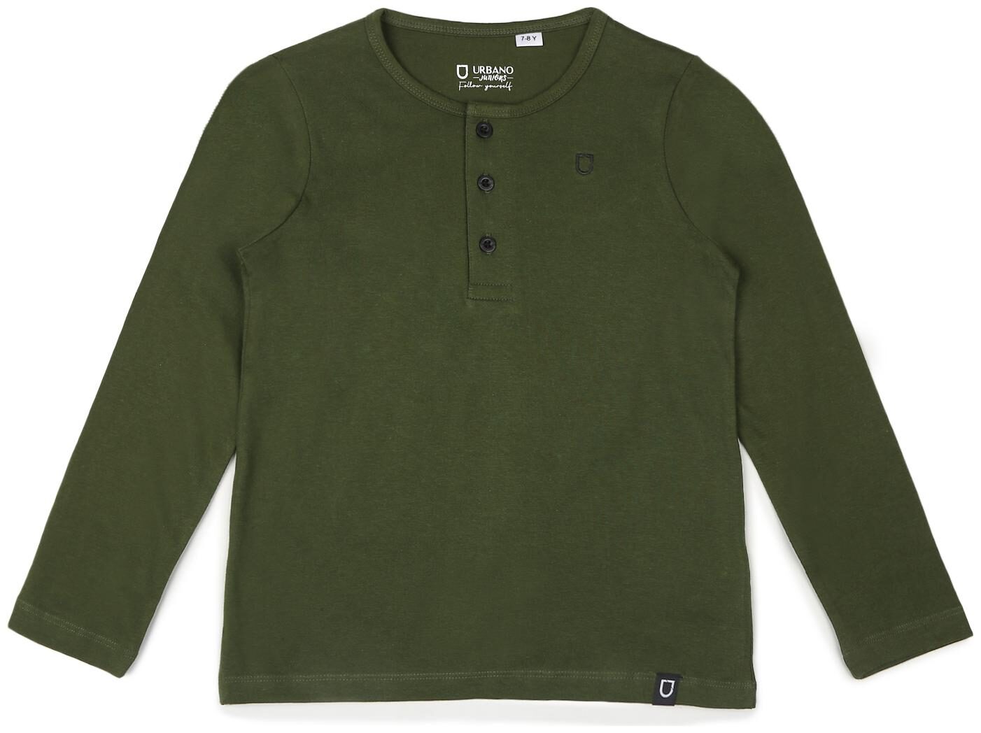 

Urbano juniors Boy Cotton Solid T-shirt - Green