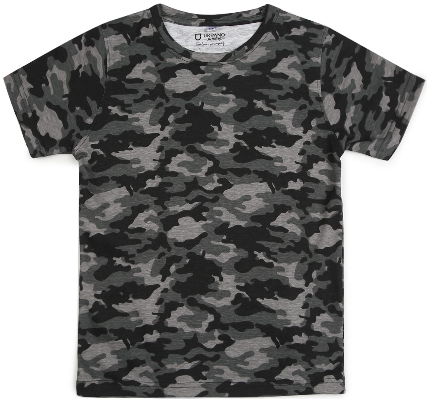 

Urbano juniors Boy Cotton Printed T-shirt - Grey