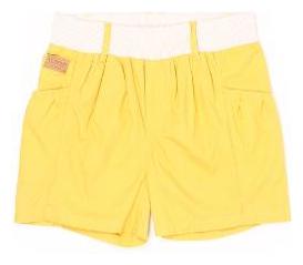 

U S Polo Assn Girl Cotton Solid Regular shorts - Yellow