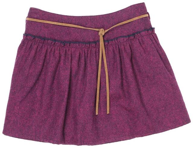 U.S. Polo Assn. Girl Cotton Solid Straight skirt - Pink