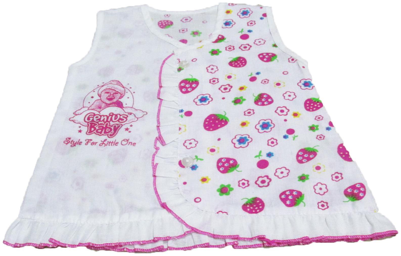 

VBaby Baby girl Cotton Floral Princess frock - Pink
