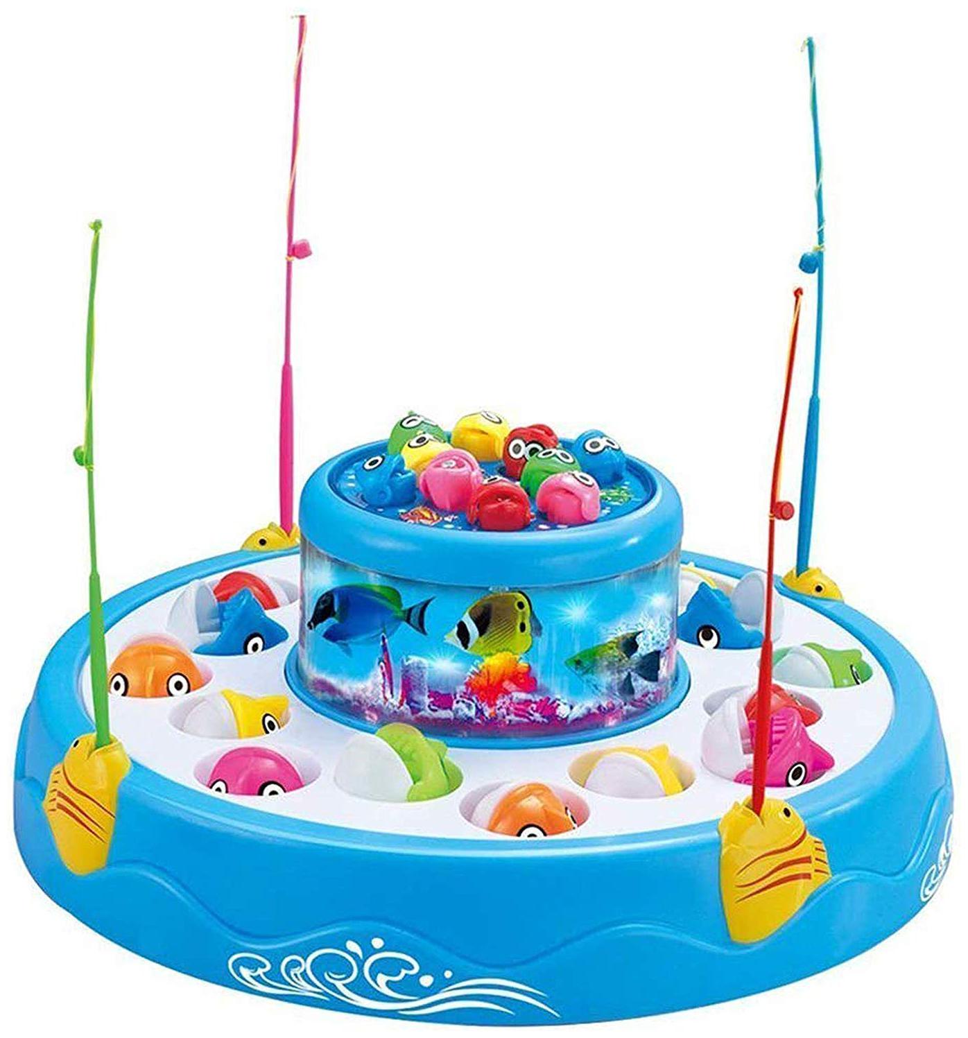 

VBE Fish Catching Game Big with 26 Fishes and 4 Pods Includes Music and Lights