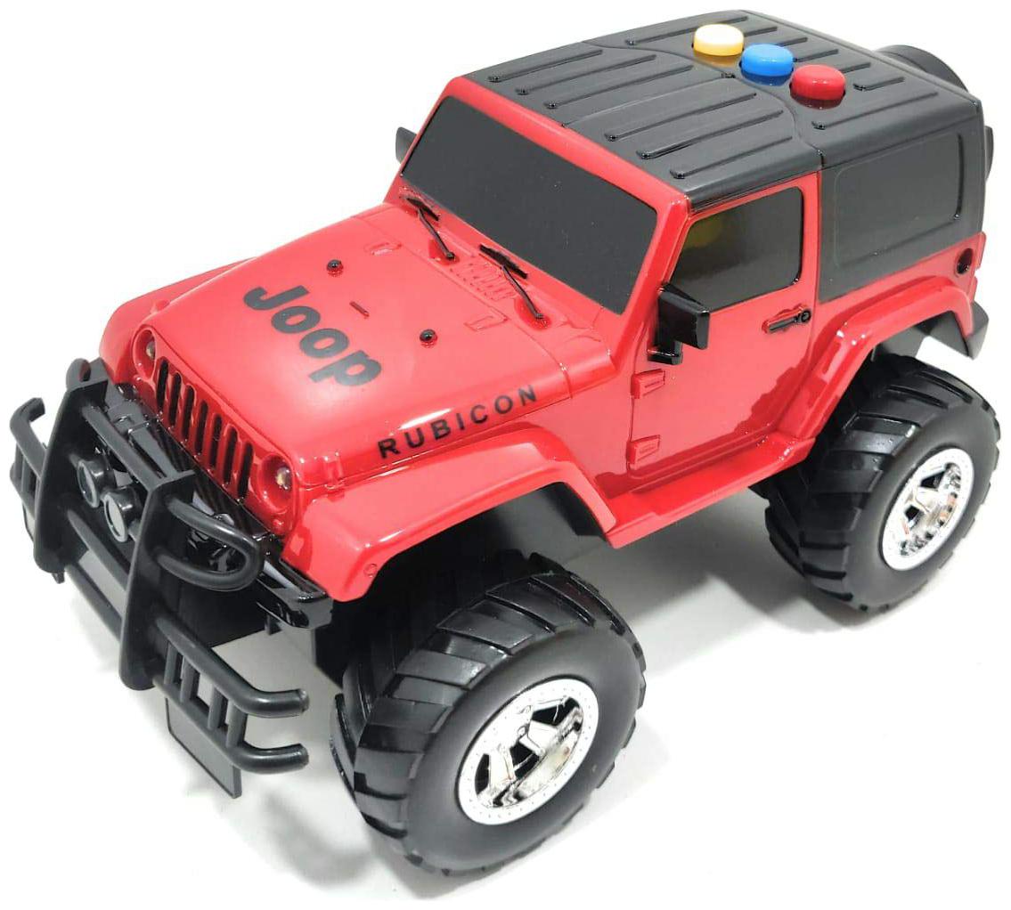 

VBE Friction Powered Pull Back Vehicles Jeep Light and Sound Toy for Kids