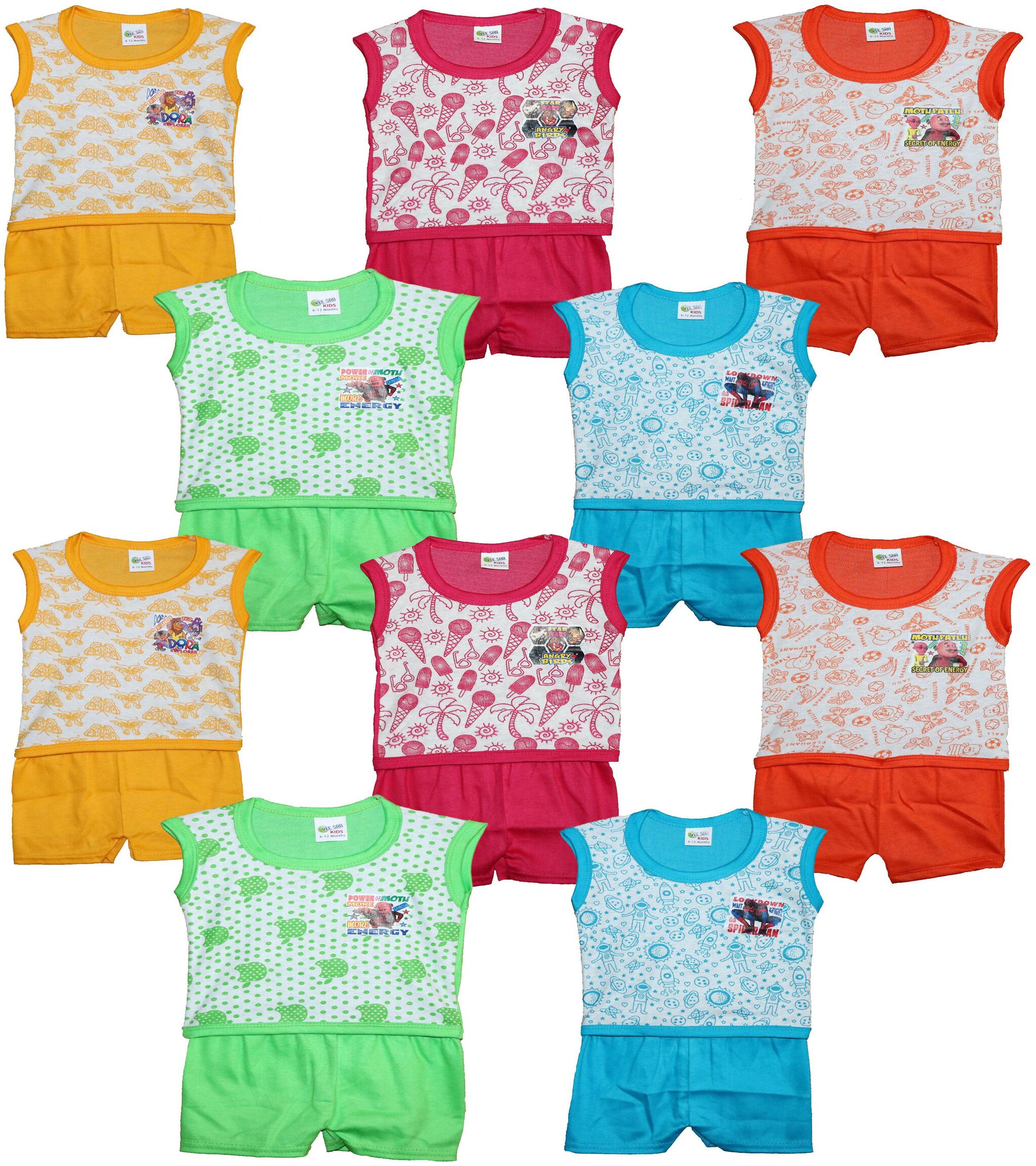 

VEE SAA Unisex Top bottom set - Multi