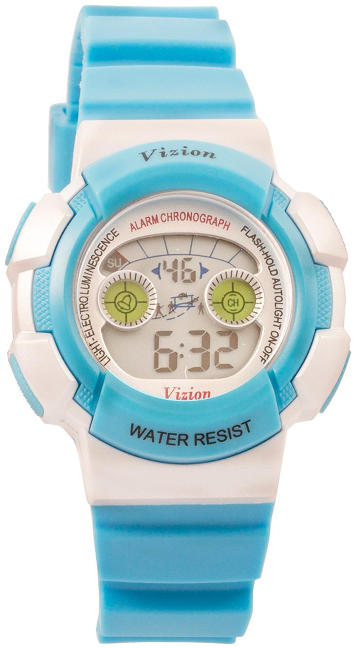 

Vizion Digital Multi-color Dial Sports-alarm-backlight Watch For Kids-v-8540b-5