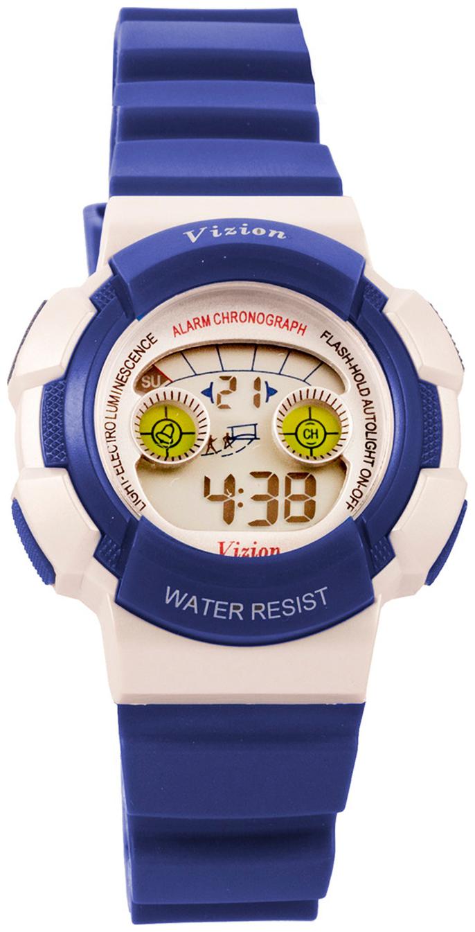 

Vizion Digital Multi-color Dial Sports-alarm-backlight Watch For Kids-v-8540b-2