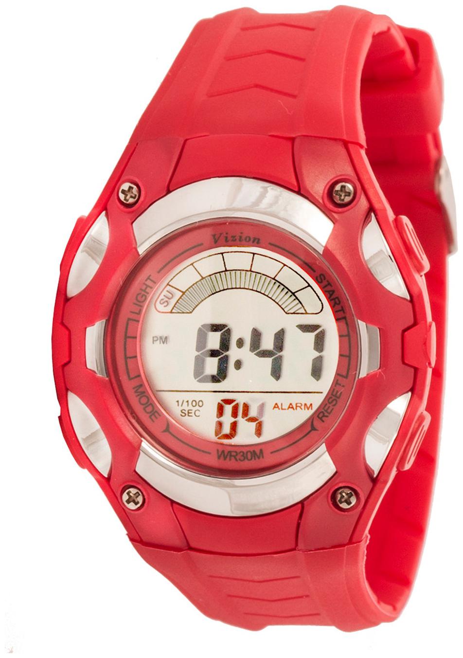 

Vizion Digital Multi-color Dial Sports-alarm-backlight Watch For Kids-v-8528019-1
