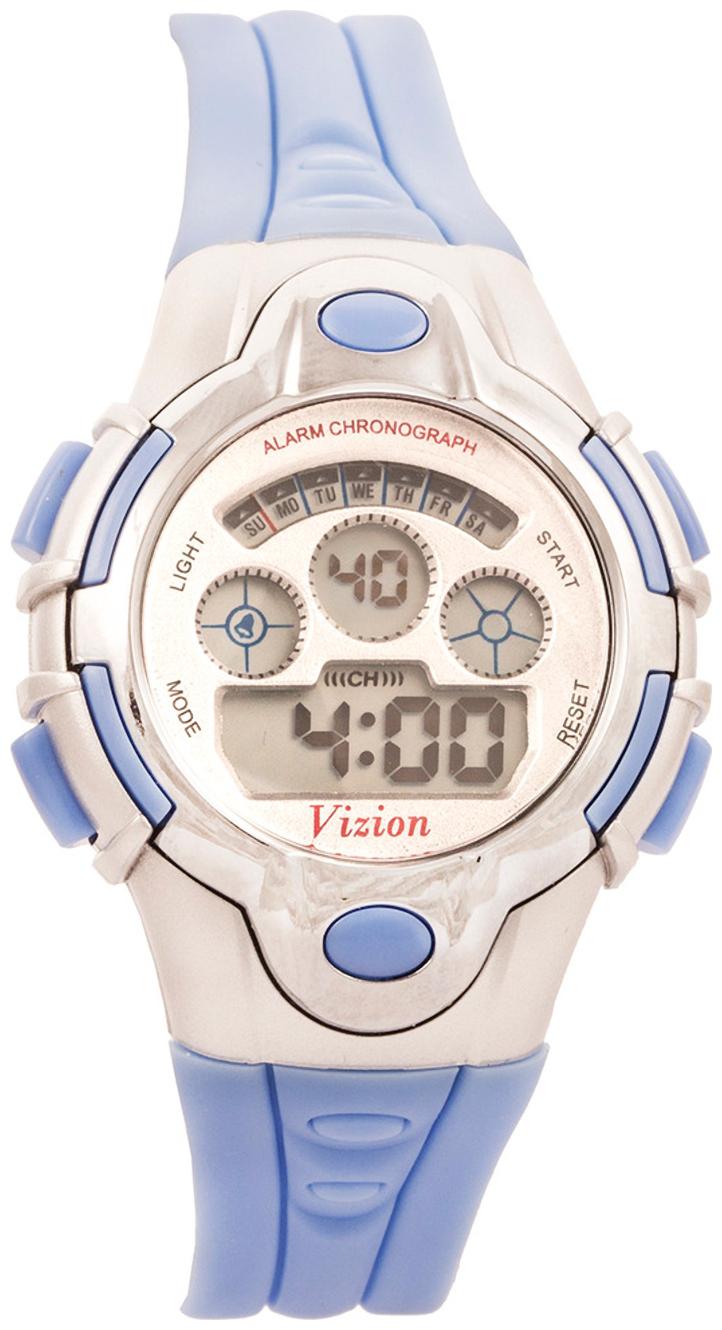 

Vizion Digital Multi-color Dial Sports-alarm-backlight Watch For Kids-v-8502b-5