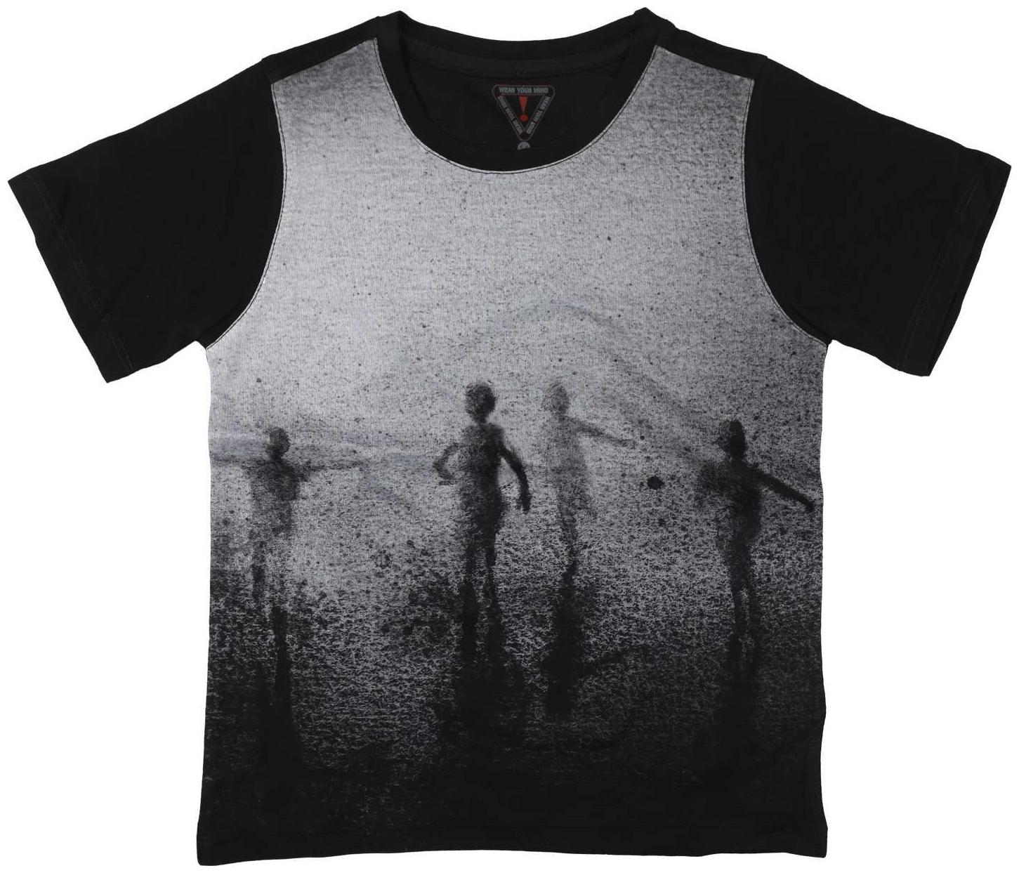 

Wear your Mind Boy Poly cotton Printed T-shirt - Grey