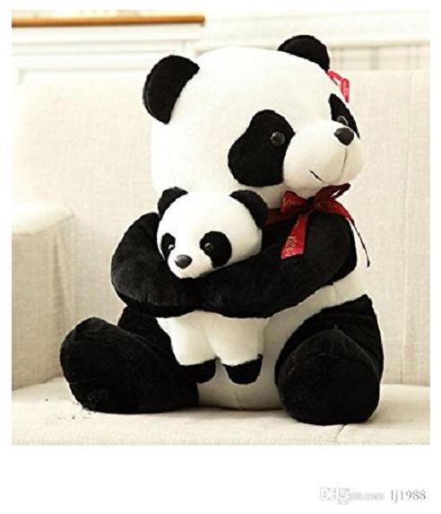 

White Black Panda Teddy Bear 60 cm