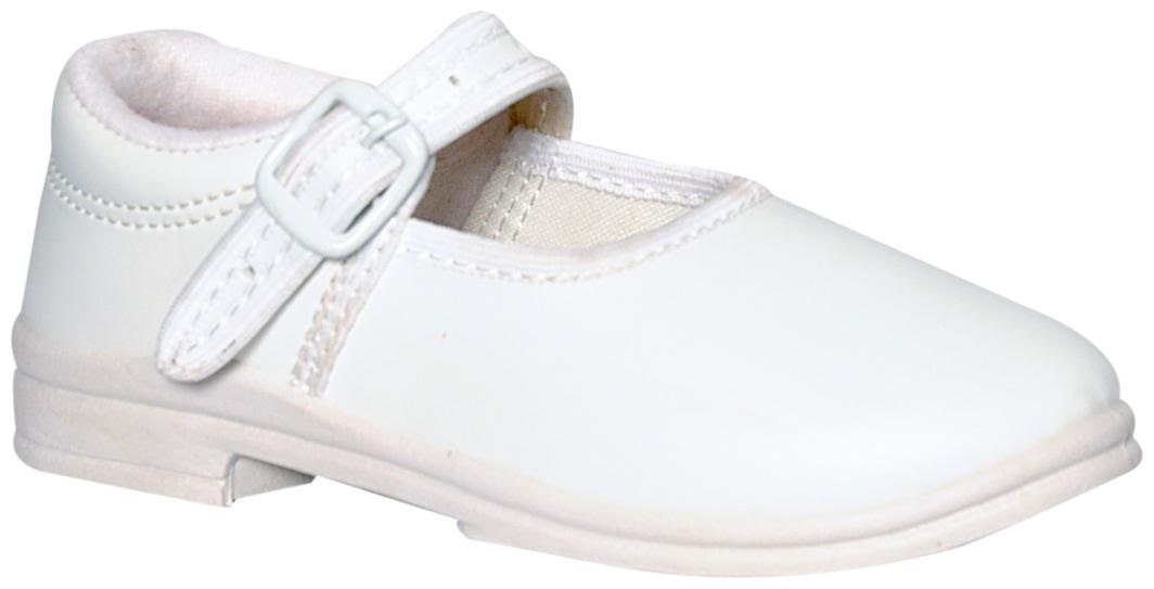 

Pollo White Girls School shoes