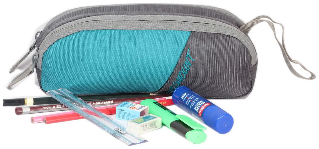 

Wildmount multi utility Dual Compartment Pouch ( TURQUOISE BLUE GREY )