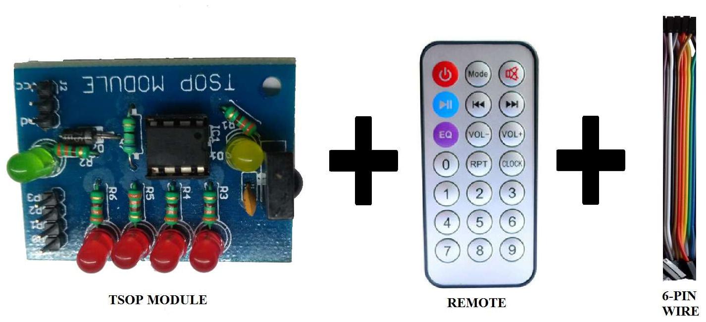 

Wireless TSOP Module With IR Remote