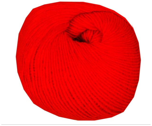 WOA Fashions Acrylic Hand Knitting Yarn - Pack of 4 (Blood Red)