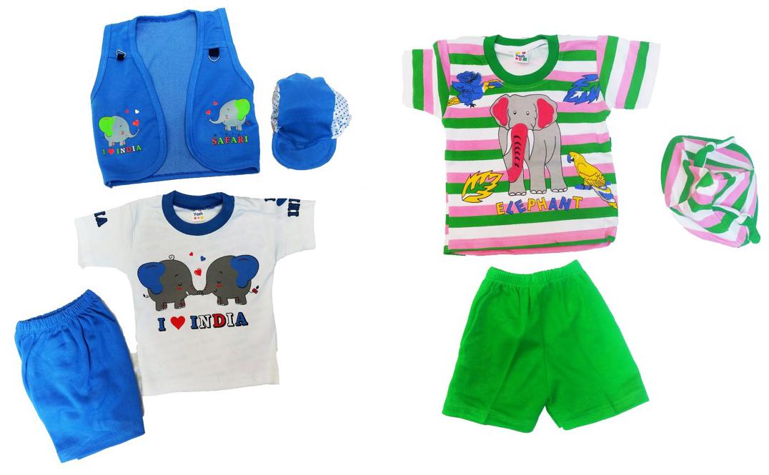 

WONDER STAR Unisex Top bottom set - Multi