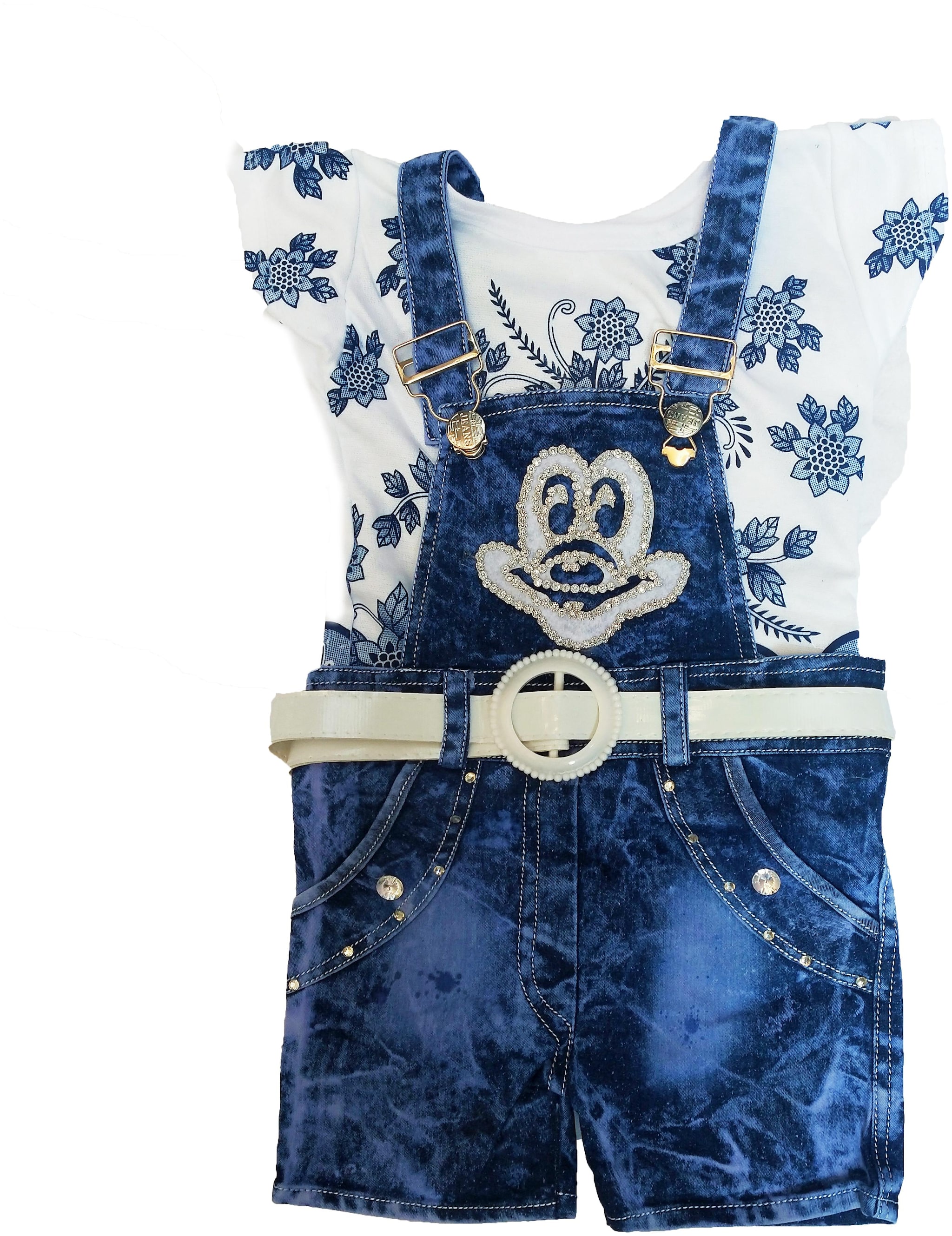 

WONDER STAR Baby girl Top bottom set - Multi