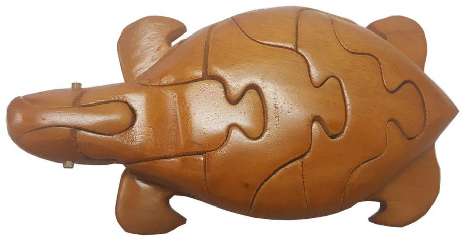 

Wooden 3D Puzzle Statue Tortoise Toy Tabletop Gift