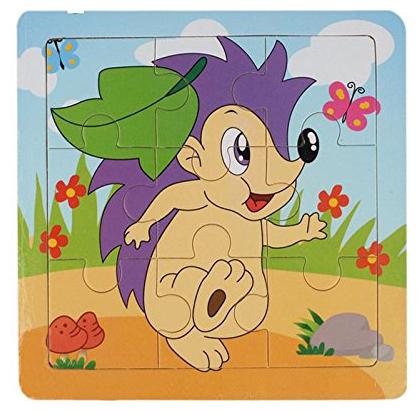 

Wooden Cartoon(Hedgehog) Educational Puzzle Toy for Kids