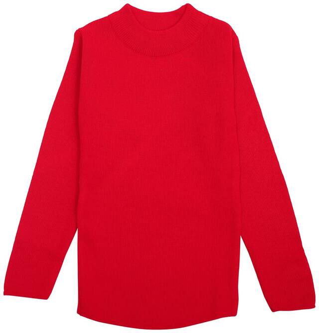 Neuvin Baby girl Wool blended Solid Sweater - Red