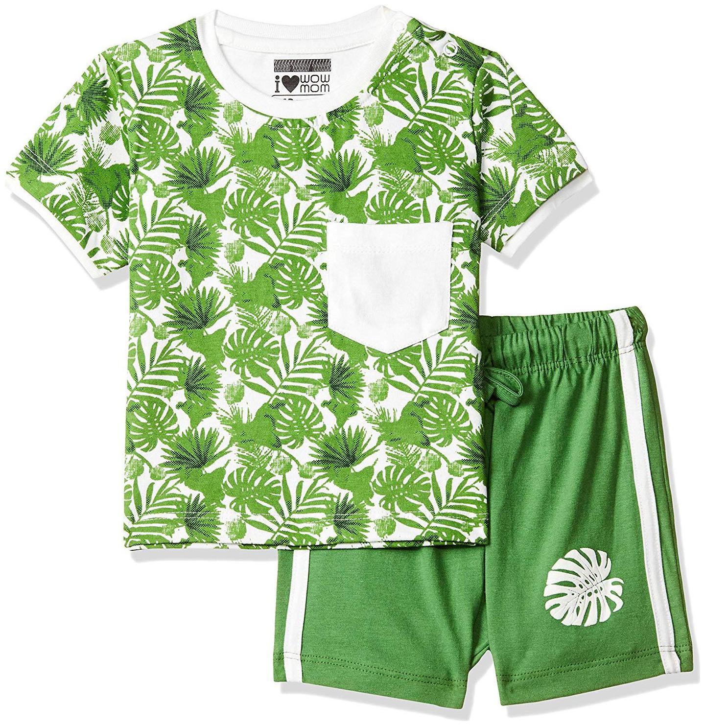 

Wow Mom Baby boy Top bottom set - Green