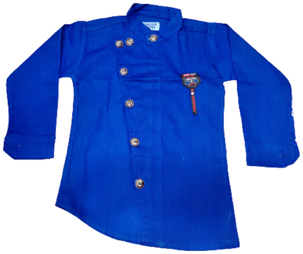 

XBOYZ Boy Cotton blend Printed Shirt Blue