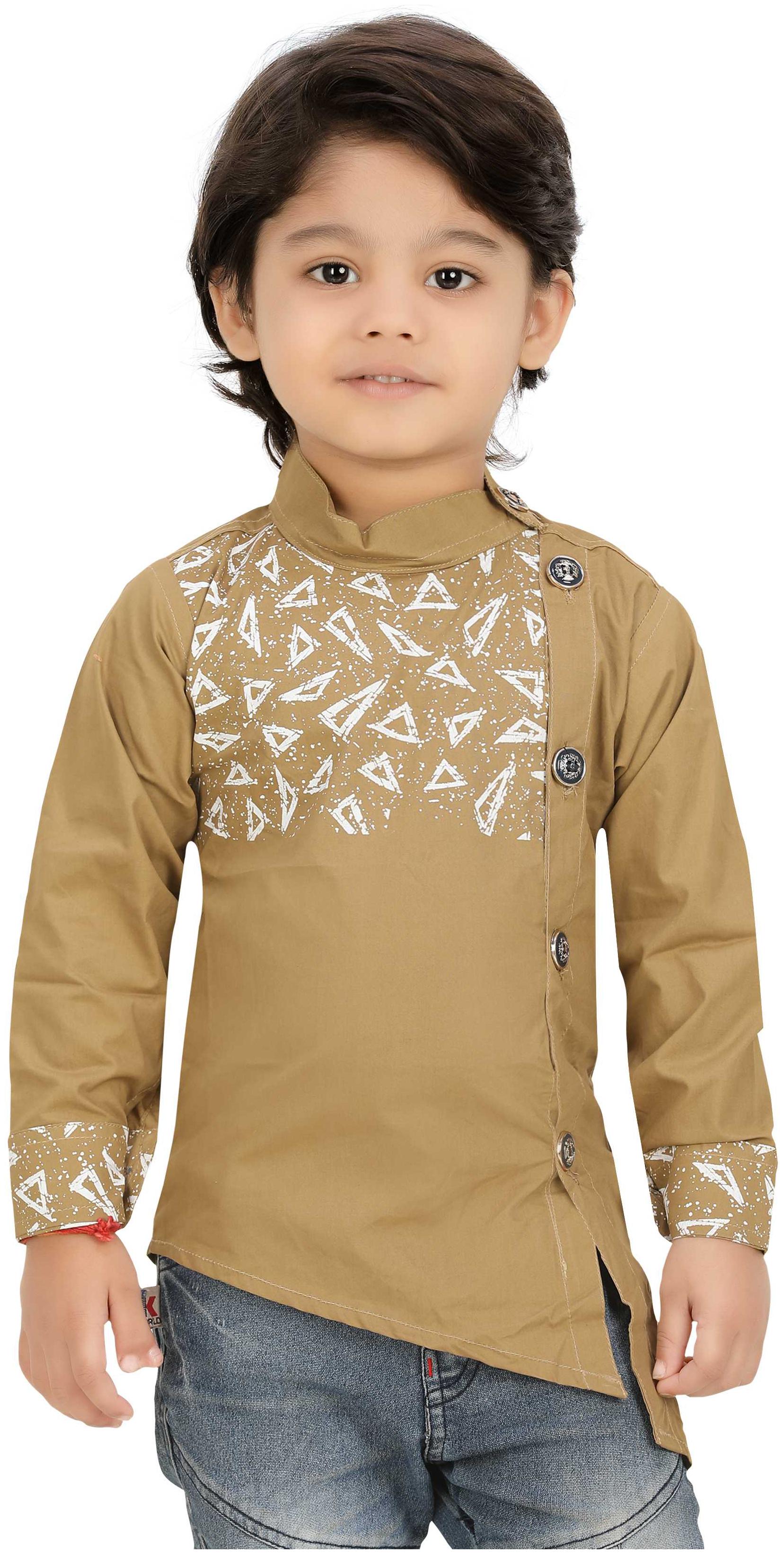 

XBOYZ Boy Cotton blend Printed Shirt Multi