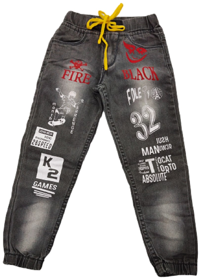 

XBOYZ Boy s Regular fit Jeans - Grey