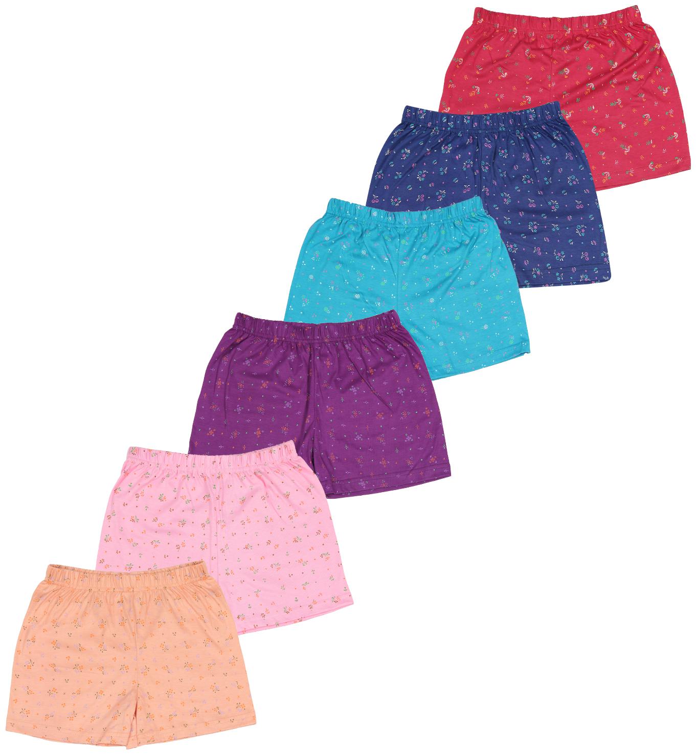 

Yellow Chilli Girl Cotton Printed Regular shorts - Multi