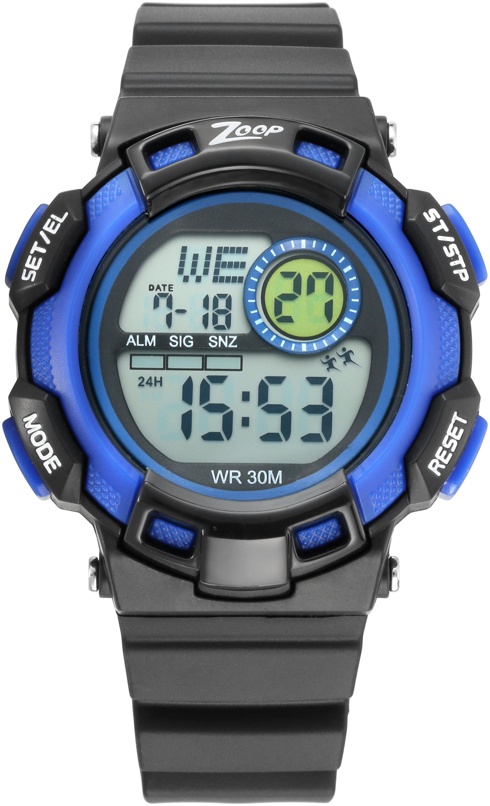 

Zoop Digital Watch for Kids with Black PU Strap